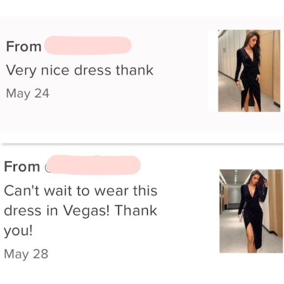 Sparkly Black Velvet Deep V High Slit Midi Dress Long Sleeve - Picture 9 of 15